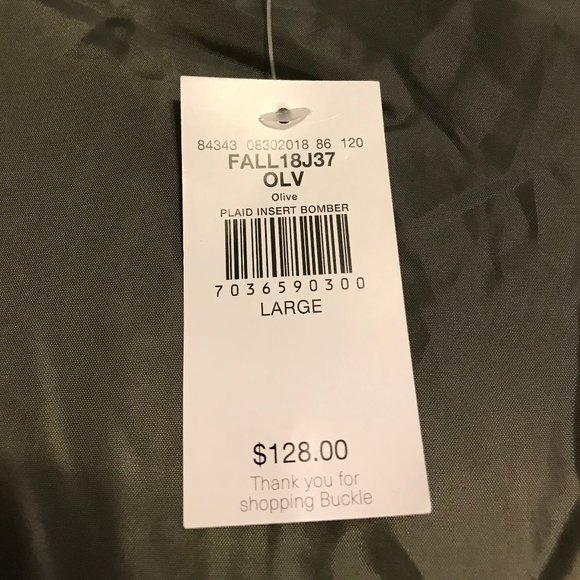 Kendall + Kylie  Green Bomber Jacket - Picture 3 of 3